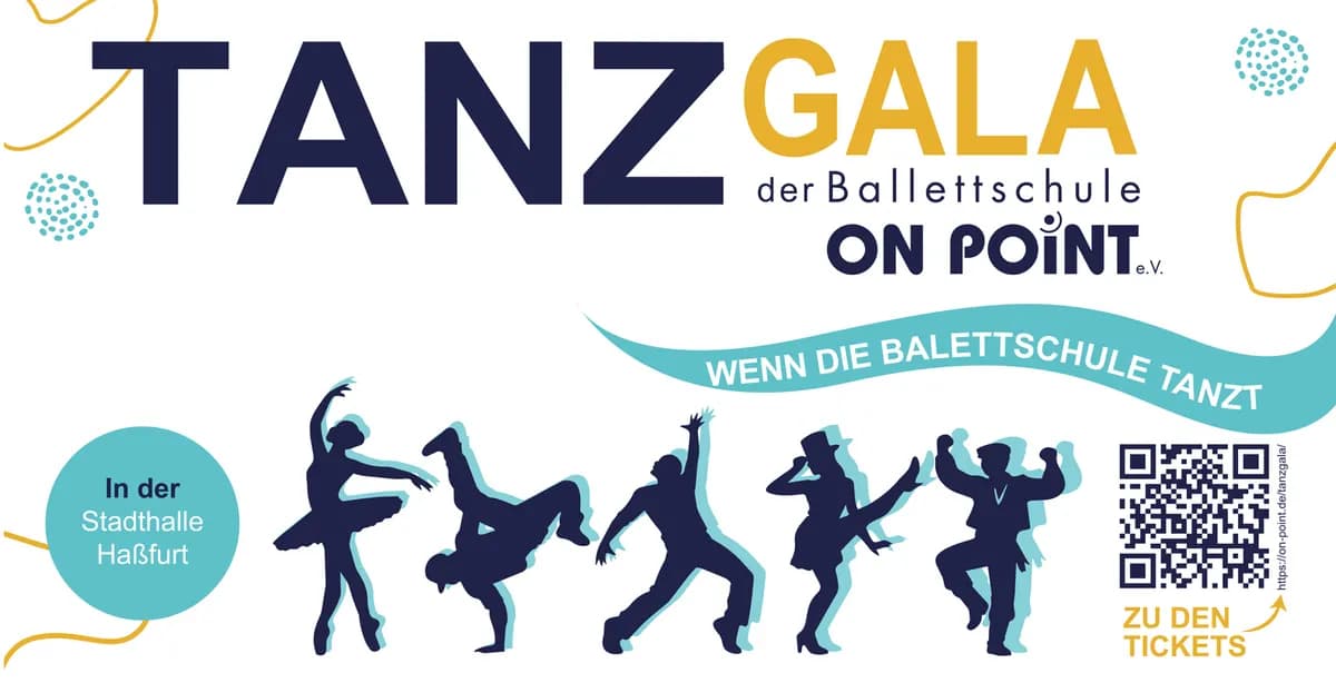Bauzaunbanner Tanzgala (Silhouetten)