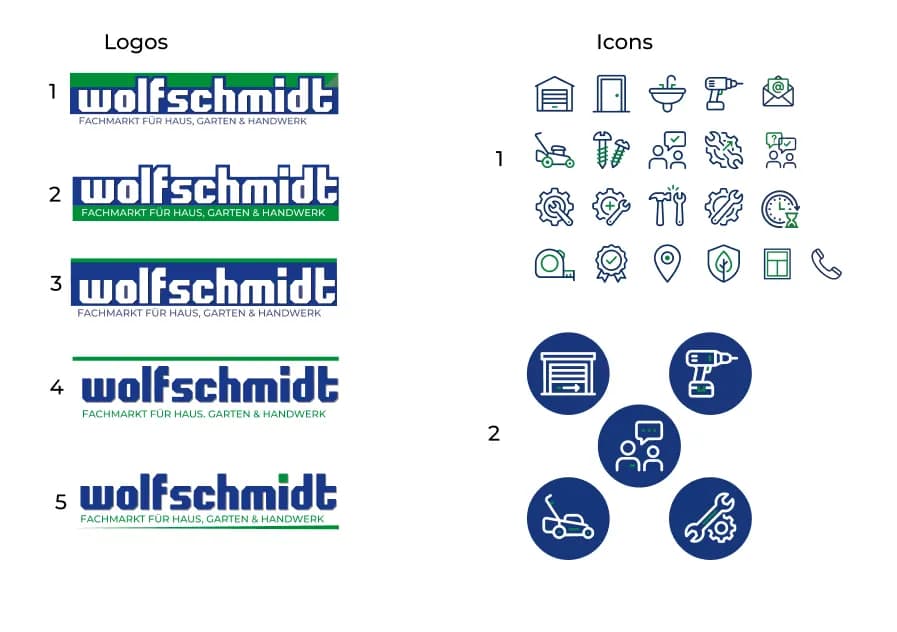 Logo-Varianten und Icon-Set
