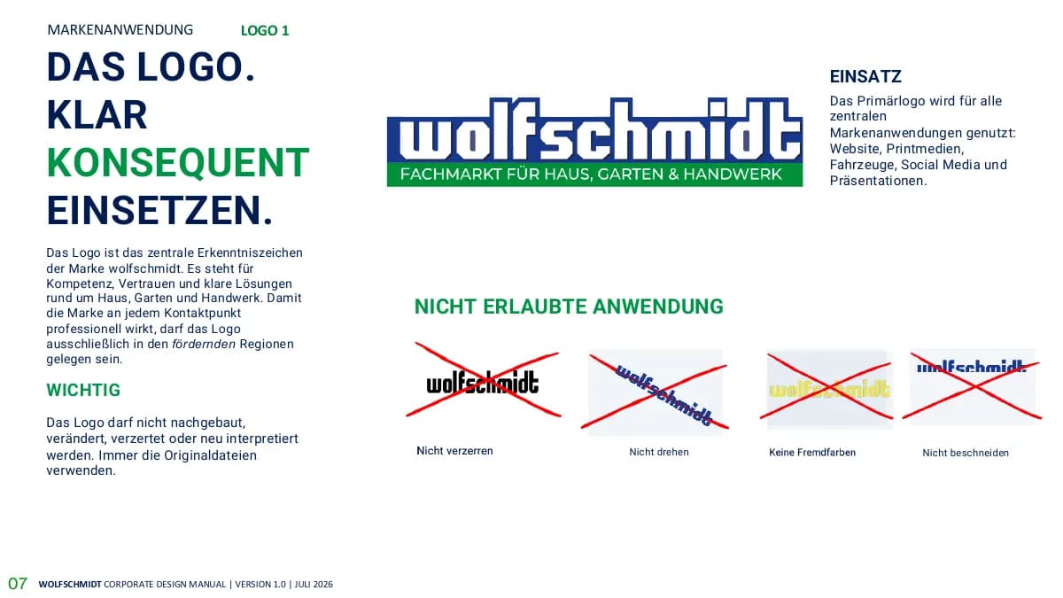 Corporate Design · Wolfschmidt