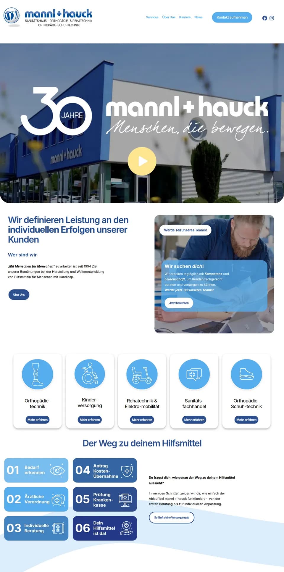 Neue Website von mannl + hauck, umgesetzt von YJAR