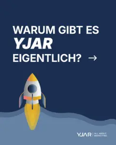 YJAR Statement-Post in typografischem Design mit klaren Werten und Haltung
