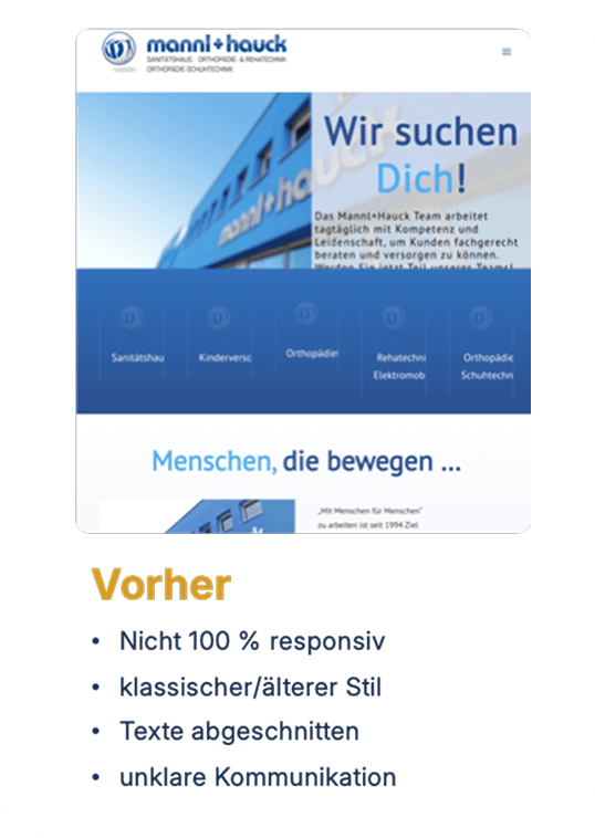 Referenzen Mannl Und Hauck Vorher